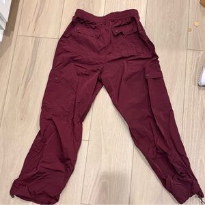 PINK Victoria's Secret Maroon Joggers